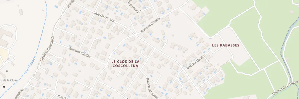 Plan du 33 Rue de la Cote Vermeille à Sorède