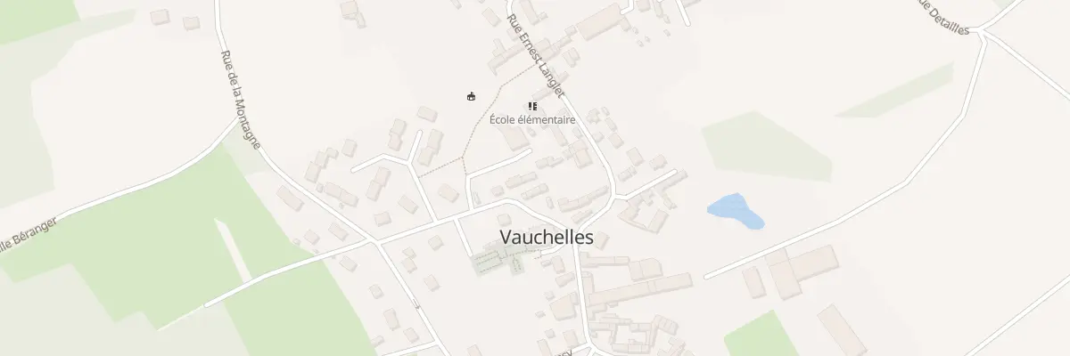 Plan du 60 Rue de la Montagne à Vauchelles