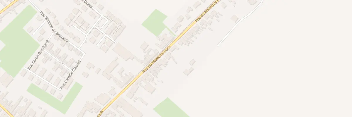 Plan du 170 Rue du Marêchal Foch à Carvin