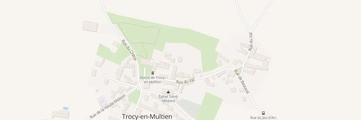 Plan du 17B Rue du Val à Trocy-en-Multien