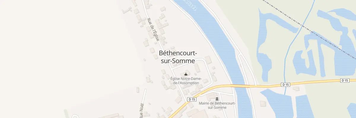 Plan du 6 Rue de l’Eglise à Béthencourt-sur-Somme