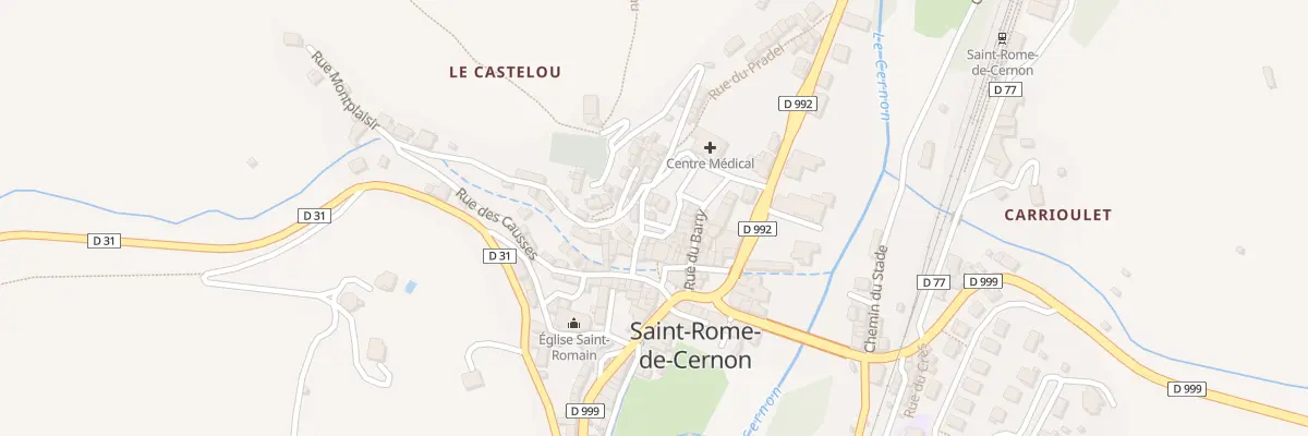 Plan du 1 Ptte du 19 Mars 1962 à Saint-Rome-de-Cernon