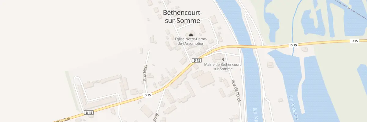 Plan du 6 Grande Rue à Béthencourt-sur-Somme