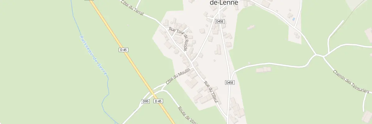 Plan du 4 Rue du Tilleul à Saint-Martin-de-Lenne