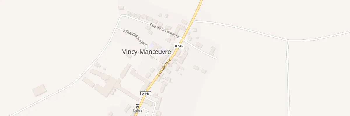 Plan du 38 Gr Grande Rue à Vincy-Manœuvre