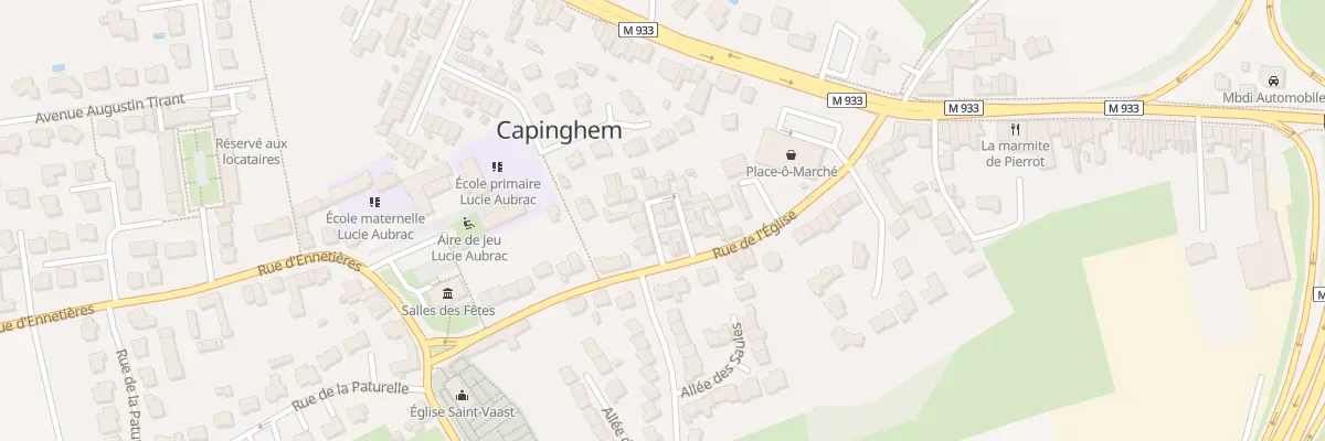 Plan du 22 Rue de l’Église à Capinghem