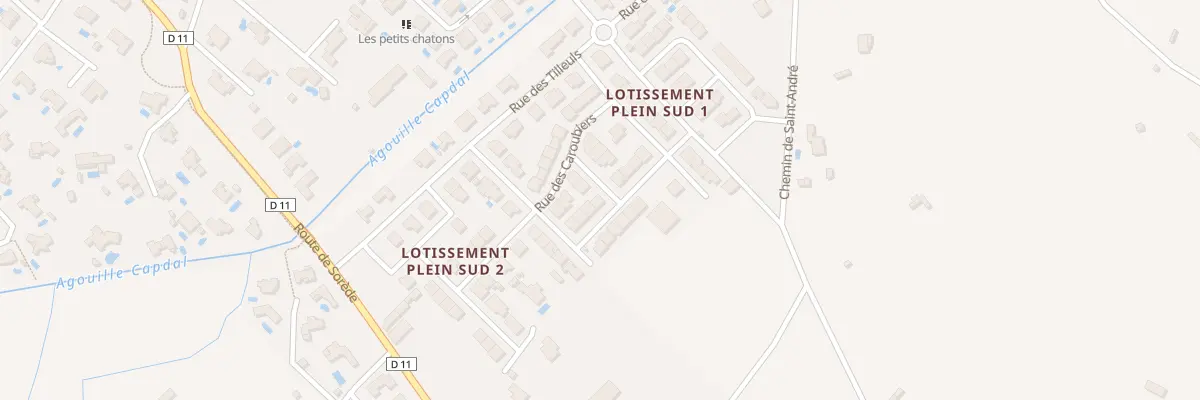 Plan du 10 Rue des Arbousiers à Palau-del-Vidre
