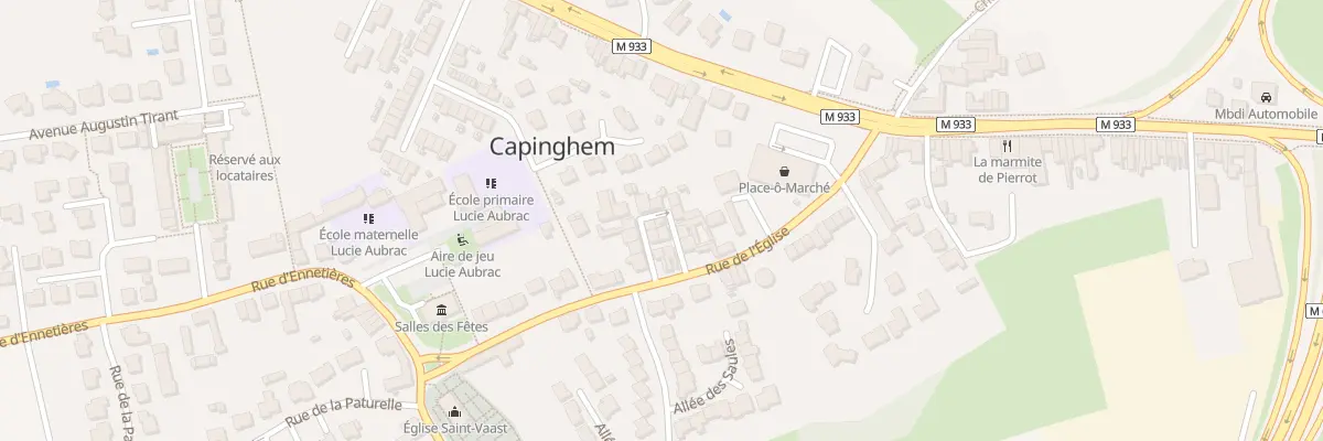 Plan du 16 Rue de l’Église à Capinghem