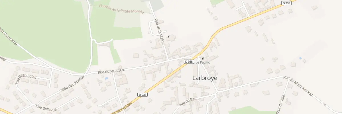Plan du 8 Rue de la Mairie à Larbroye