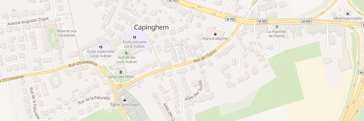 Plan du 20 Rue de l’Église à Capinghem