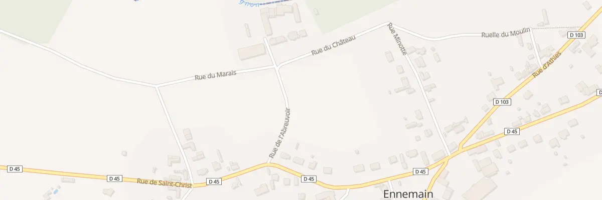 Plan du 3 Rue de l’Abreuvoir à Ennemain