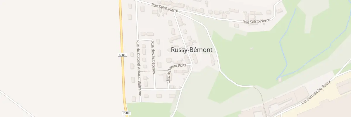 Plan du 5 Clos du Vieux Puits à Russy-Bémont