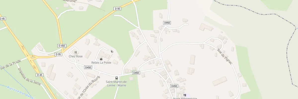 Plan du 5 Rue du Mas de Verdié à Saint-Martin-de-Lenne