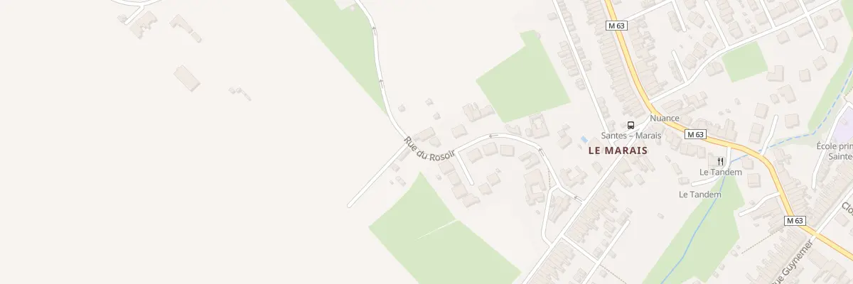 Plan du 51 Rue du Rosoir à Santes