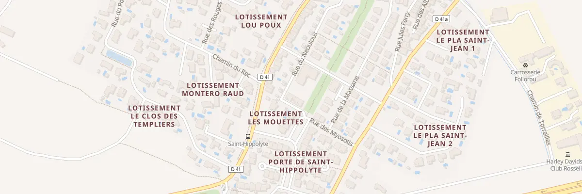 Plan du 19 Rue de Neoulous à Saint-Hippolyte
