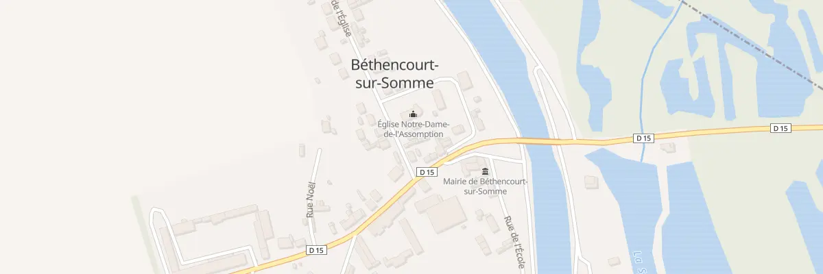 Plan du 4 Rue de l’Eglise à Béthencourt-sur-Somme