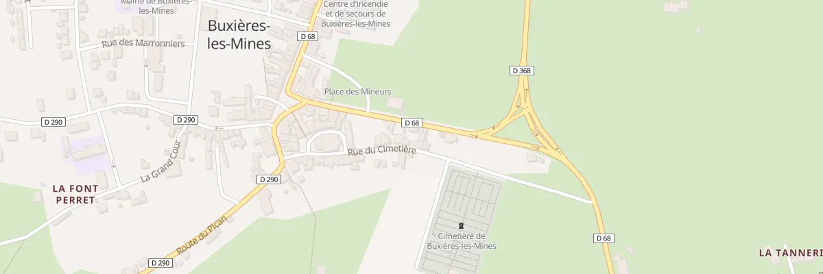 Plan du 18 Rte de Chavenon à Buxières-les-Mines