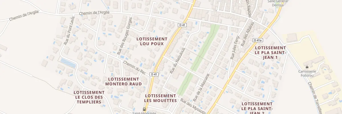 Plan du 26 Rue de Neoulous à Saint-Hippolyte