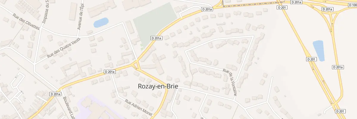 Plan du 23 Rue de la Fontaine à Rozay-en-Brie