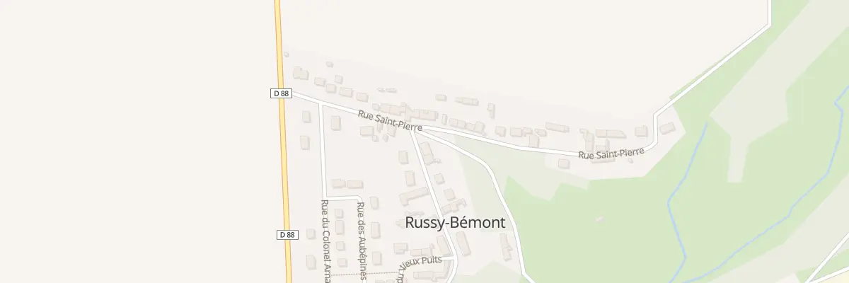 Plan du 10 Rue de la République à Russy-Bémont