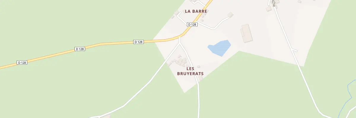 Plan du 2 Les Bruyerats à Saint-Plaisir