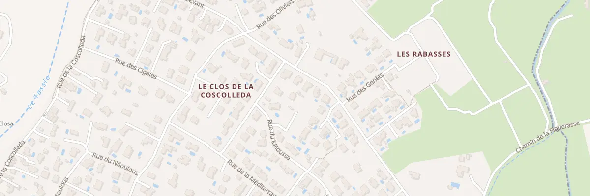 Plan du 28 Rue de la Cote Vermeille à Sorède
