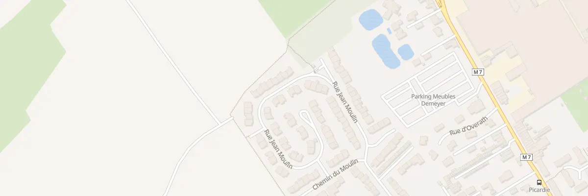 Plan du 45 Rue Jean Moulin à Pérenchies
