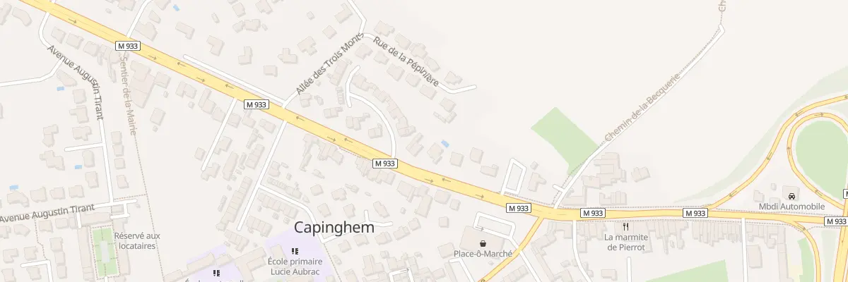 Plan du 62 Rue Poincaré à Capinghem