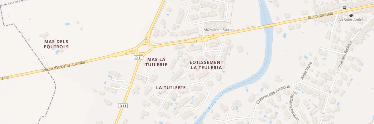 Plan du 10 Rue des Mesanges à Saint-André