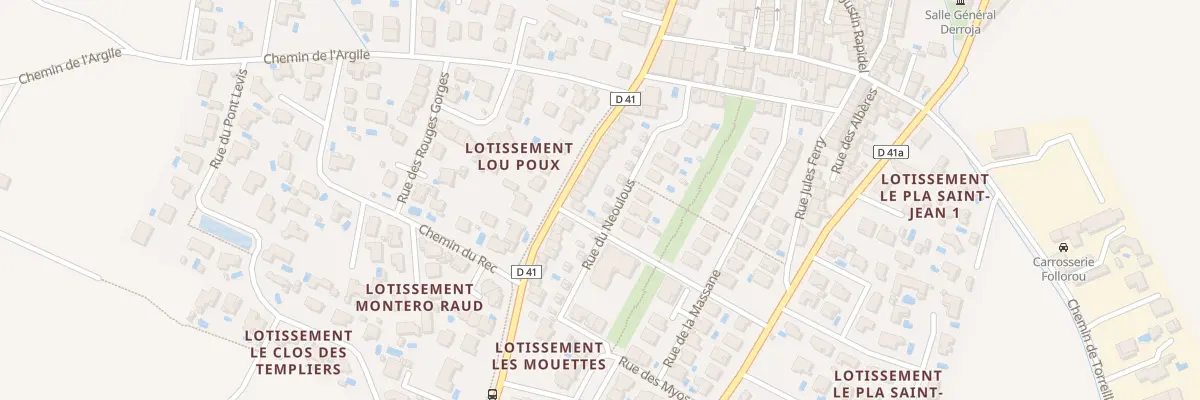 Plan du 22 Rue de Neoulous à Saint-Hippolyte