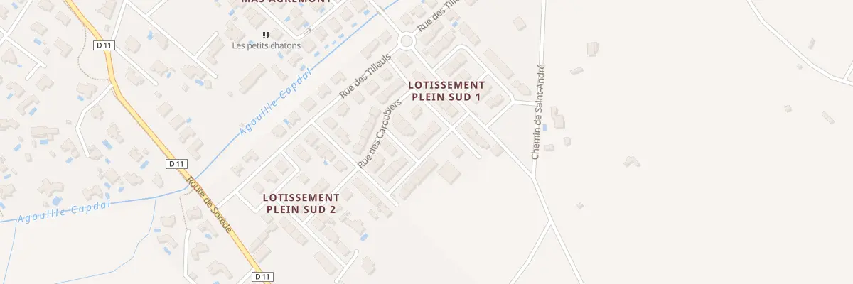 Plan du 6 Rue des Arbousiers à Palau-del-Vidre