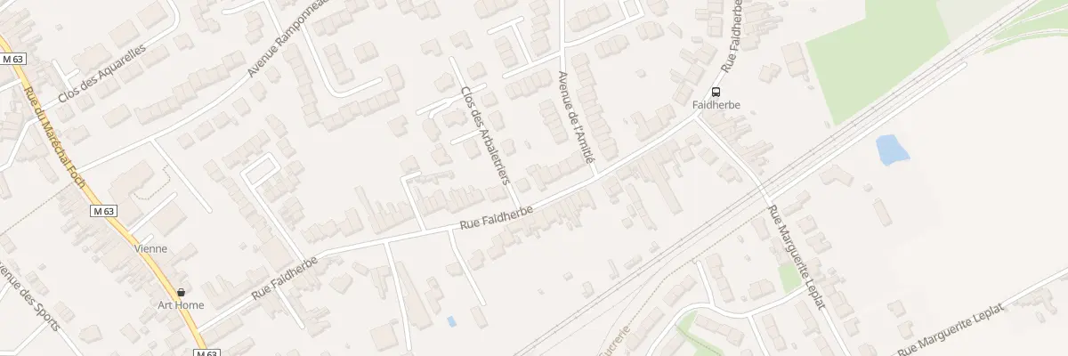 Plan du 51 Rue Faidherbe à Santes