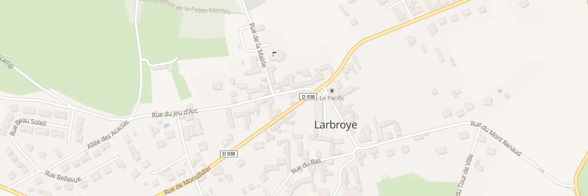 Plan du 40 Rue de Montdidier à Larbroye