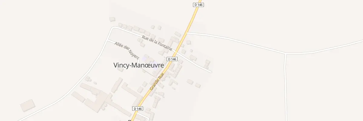 Plan du 1 Rue de la Fabrique à Vincy-Manœuvre