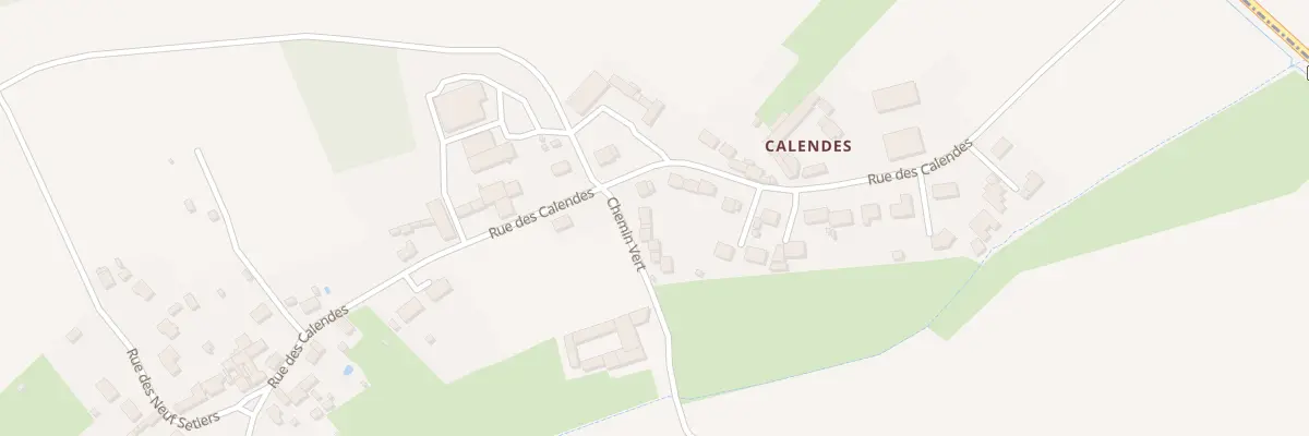 Plan du 27 Che Vert à Porquéricourt