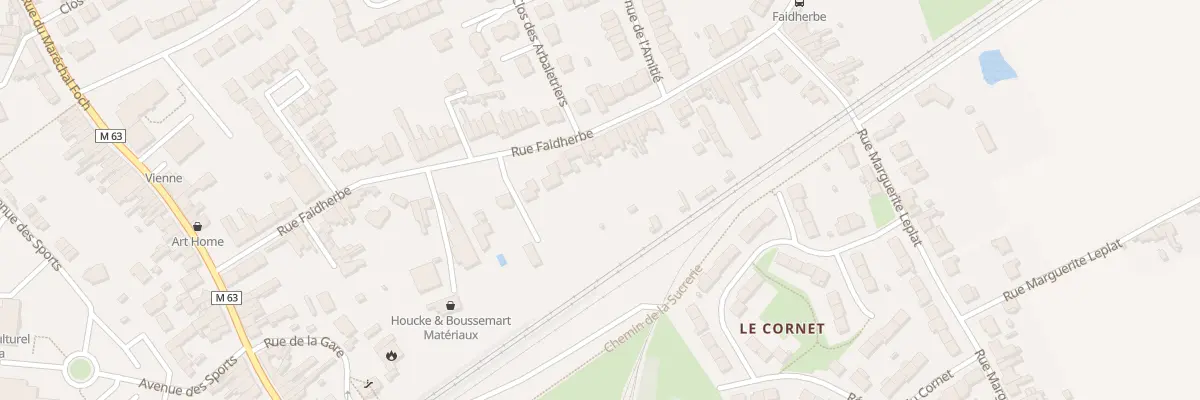 Plan du 58 Rue Faidherbe à Santes