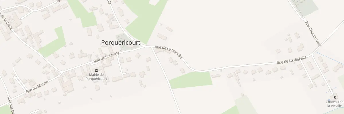 Plan du 84 Rue de la Viefville à Porquéricourt