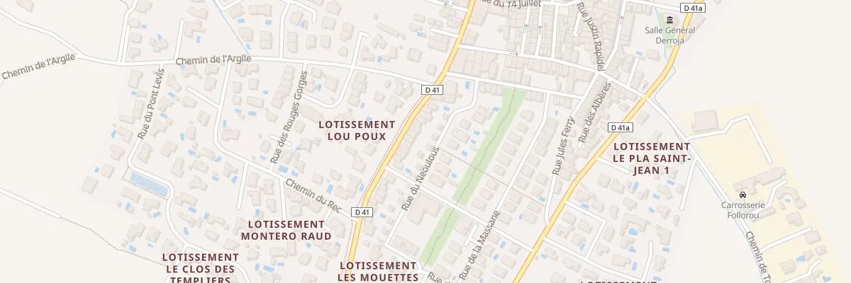 Plan du 14 Rue de Neoulous à Saint-Hippolyte