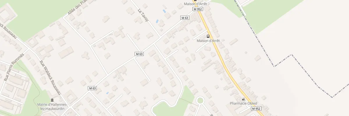 Plan du 36 Rue du Commandant Cousteau à Hallennes-lez-Haubourdin