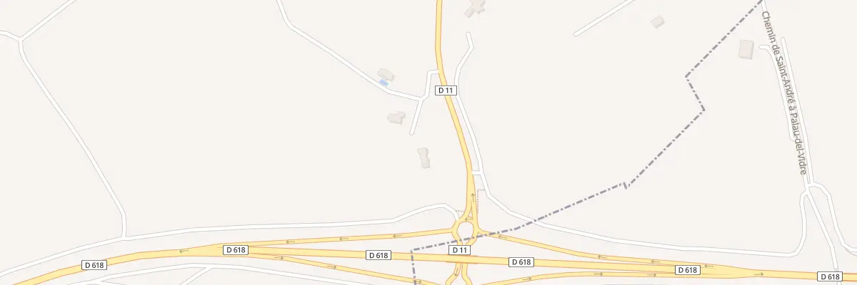 Plan du 489A Che de Sorede à Palau-del-Vidre