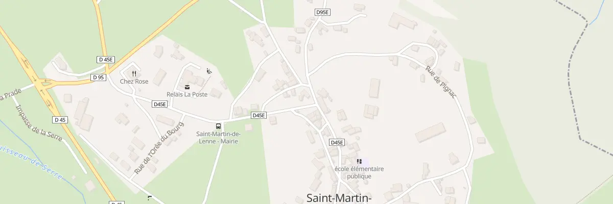 Plan du 2 Rue de la Mairie à Saint-Martin-de-Lenne