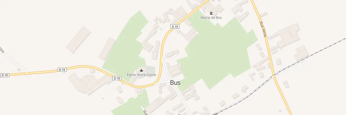 Plan du 16 Rue du Cerisier à Bus