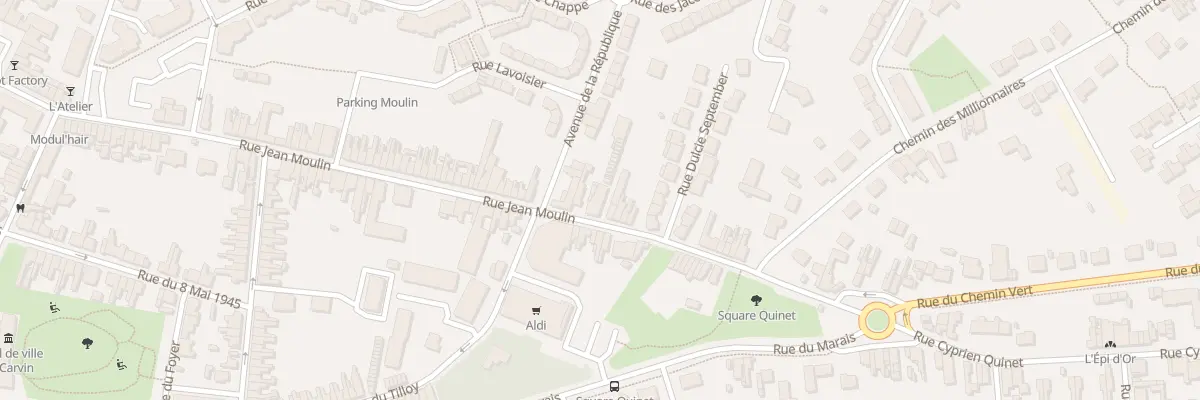 Plan du 113 Rue Jean Moulin à Carvin