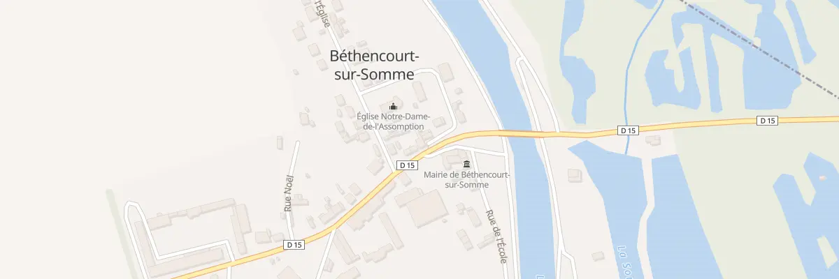 Plan du 2 Gr Grande Rue à Béthencourt-sur-Somme