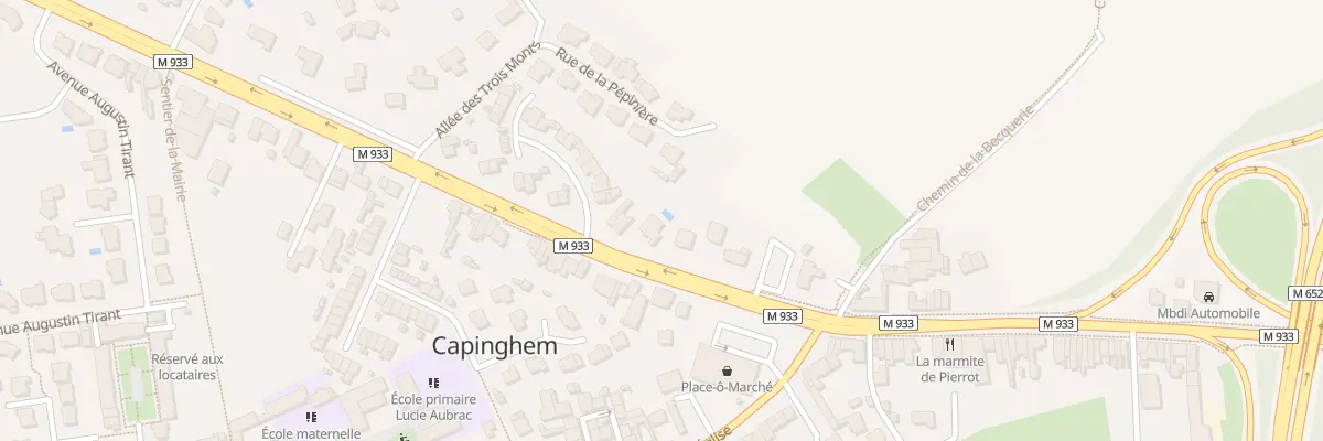 Plan du 60 Rue Poincaré à Capinghem