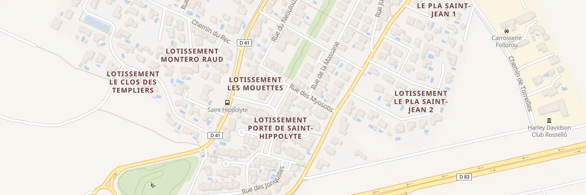 Plan du 6 Pl de Catalogne à Saint-Hippolyte