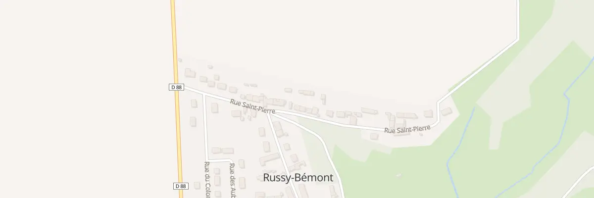 Plan du 15 Rue St Pierre à Russy-Bémont