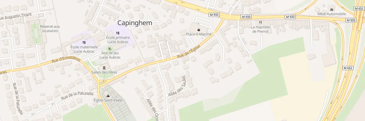 Plan du 25 Rue de l’Église à Capinghem