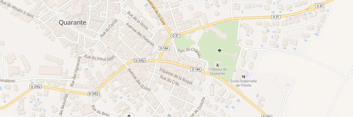 Plan du 5402 Av du Château à Quarante