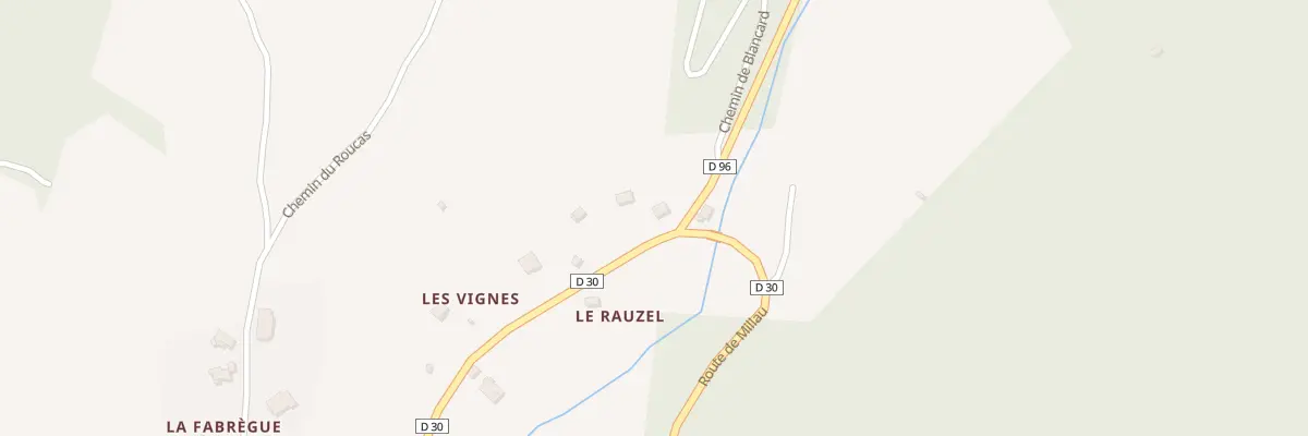 Plan du 5988 Les Vignes à Saint-Beauzély